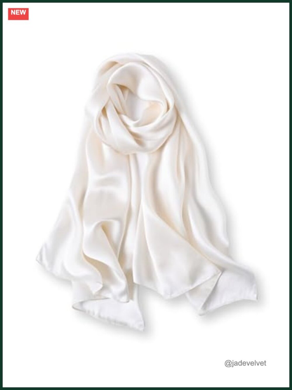 100% Mulberry Silk Long Scarf for Women, 68x21 Inch Wrap, Fashion Scarf, Gift